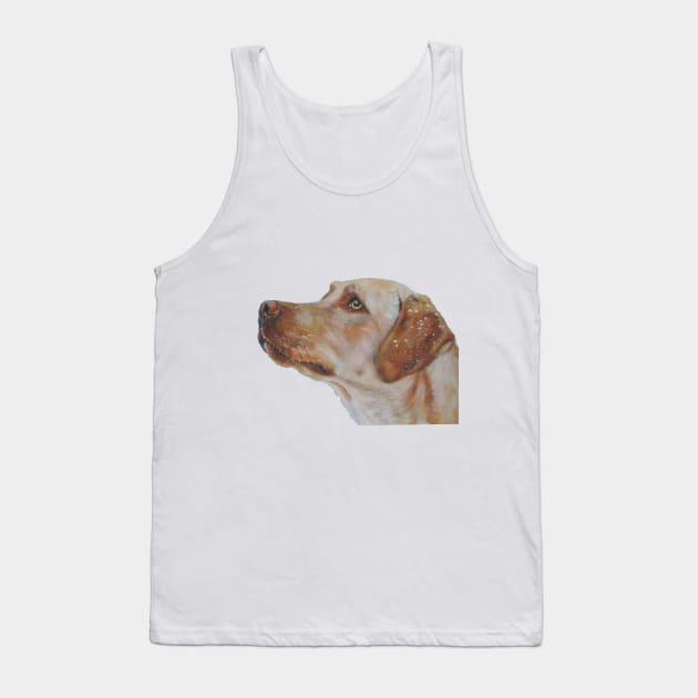 Labrador Retriever Fine Art Painting Tank Top by LASHEPARD